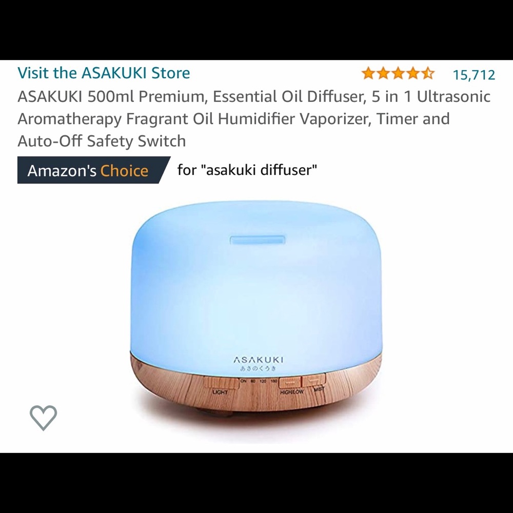 Essential Oil Diffuser!